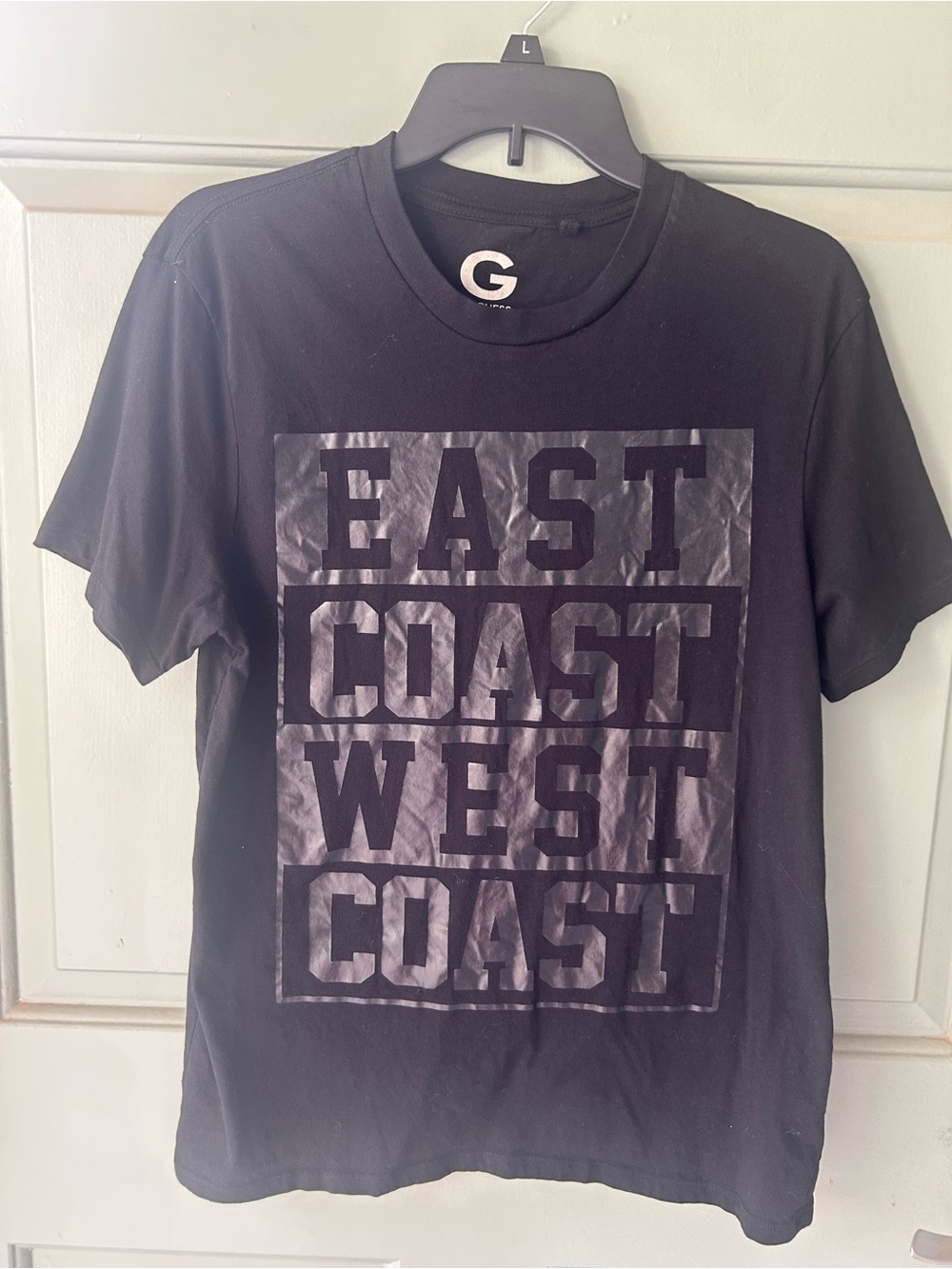 Black 'East Coast West Coast' Graphic Tee - Men